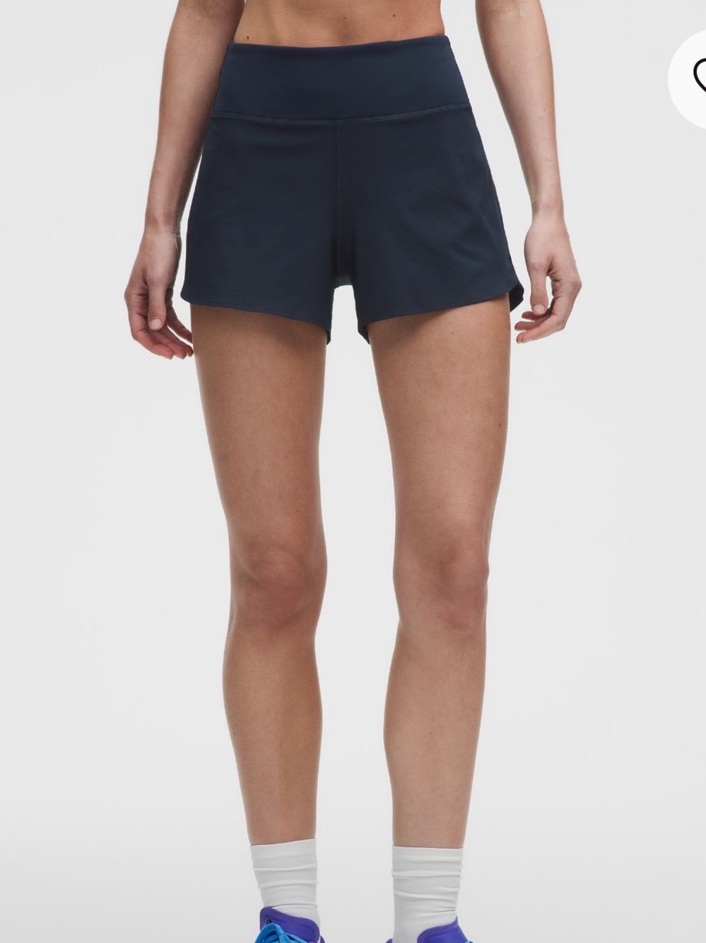Lululemon speed up HR short 4” mesh vent